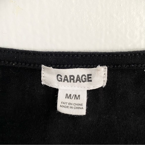 Garage Portia Square Neckline Tee, black M - Picture 6 of 8